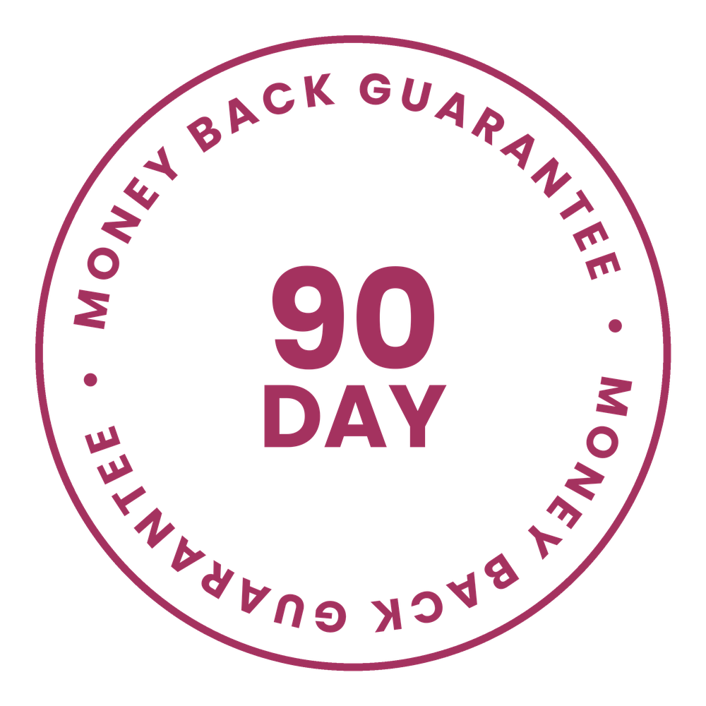 90-day money-back guarantee